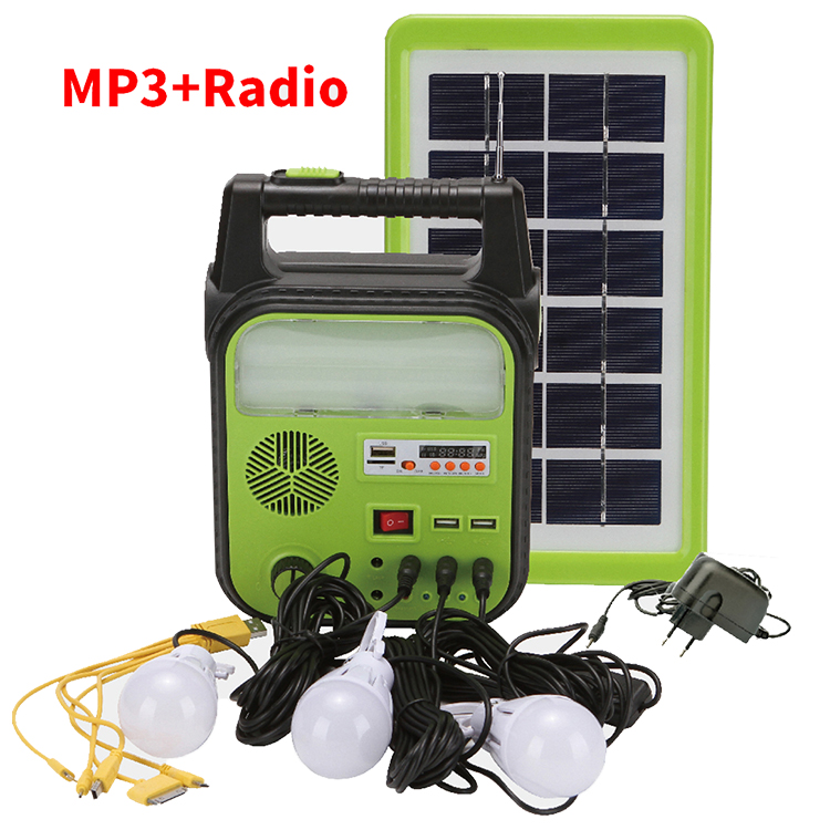 10w solar system portable mini rechargeable home solar light