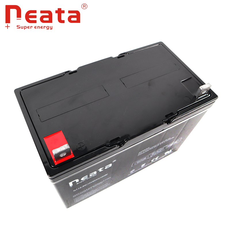 High quality deep cycle rechargeable 12V90ah sealed lead acid battery in solar ups system