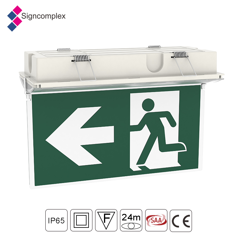 China 4w IP65 maintained LED emergency light exit sign,exit sign