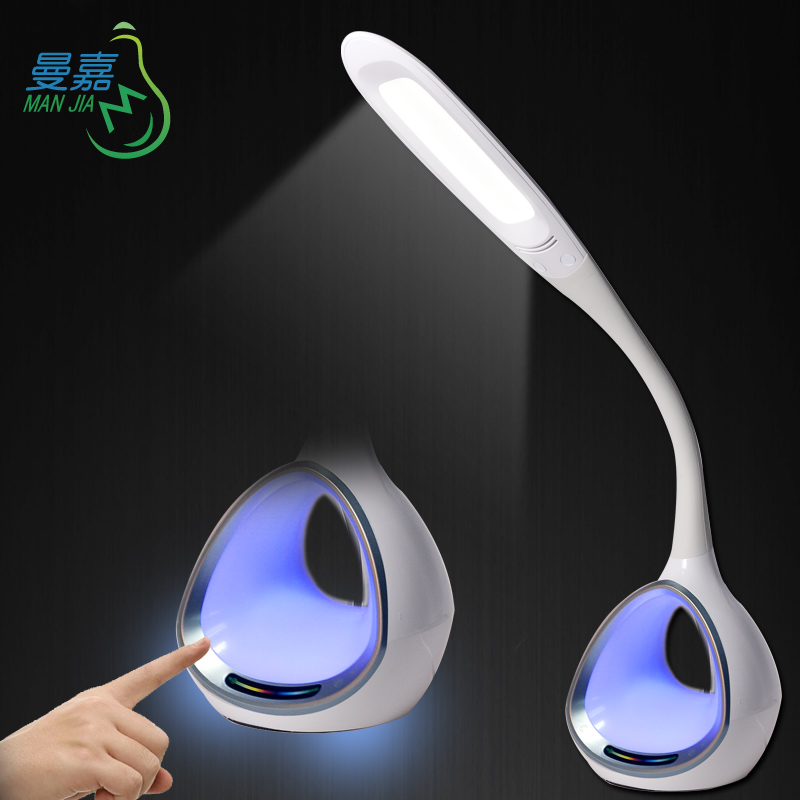 Free sample  modern flexible bed side rgb night light 12v dimmable led desk lamp for reading study