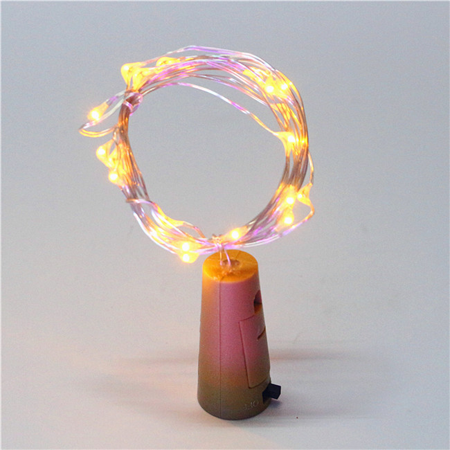 Wholesale LR44(AG13) battery powered 2m 20 LED Cork Bottle Glass Wine Stopper Jars LED String Lights for decoration