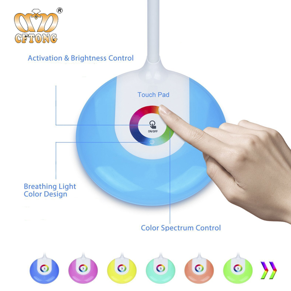 Brightness Simple Design Eye Protection LED Office Desk Lamp