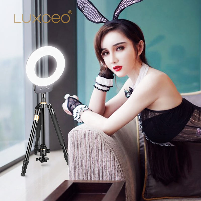 Factory Price Portable Phone Studio 3000K/6000K Bi-color LED Ring Lamp Circle Photographic Lighting