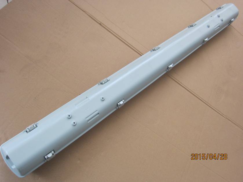 2x1.2M T8 tube IP65 IK08 650mm LED Tri-proof lighting fixture for Parking lot