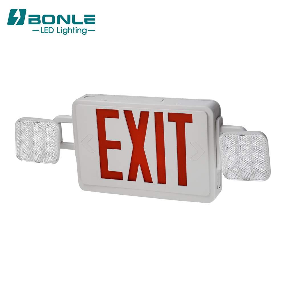 Led Exit Sign With 3.6V 1000Mah Ni-Cd Rechargeable Ni-Cd Battery Emergency Light With Remote Control