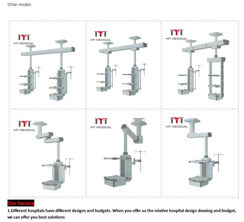 Medical equipment Fixed ceiling Column Pendant