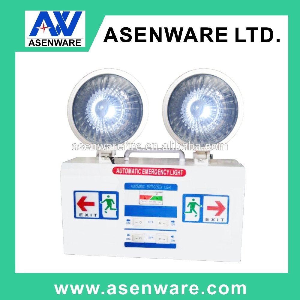 Small size twin head emergency lights / 24v emergency light battery