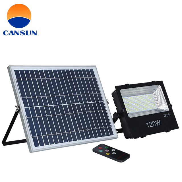 Motion sensor waterproof 12v 50 watt outdoor solar panel rechargeable ip65 led flood light