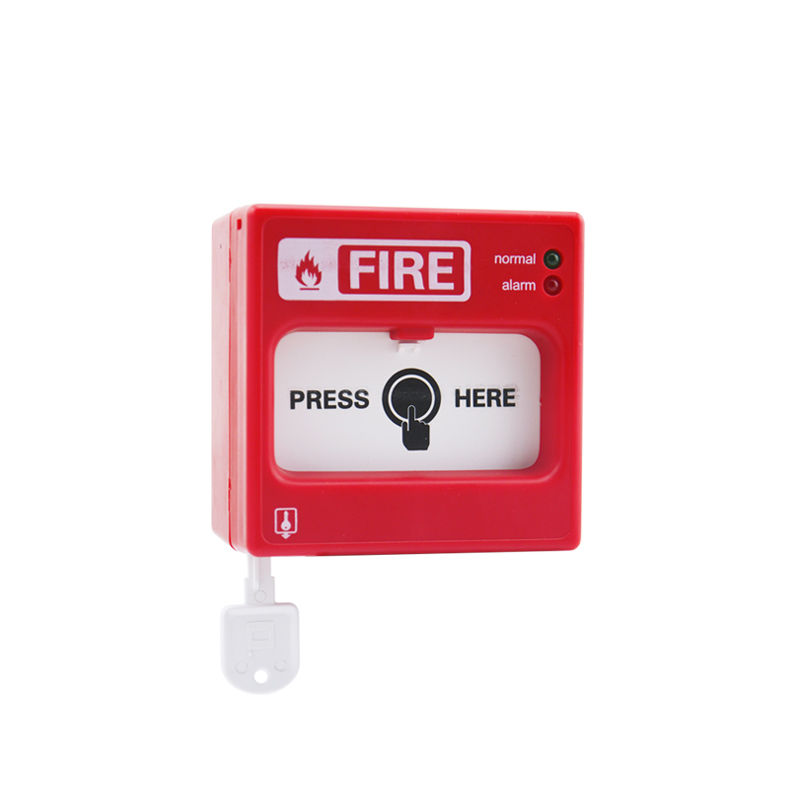 Conventional emergency push button break glass for fire alarm