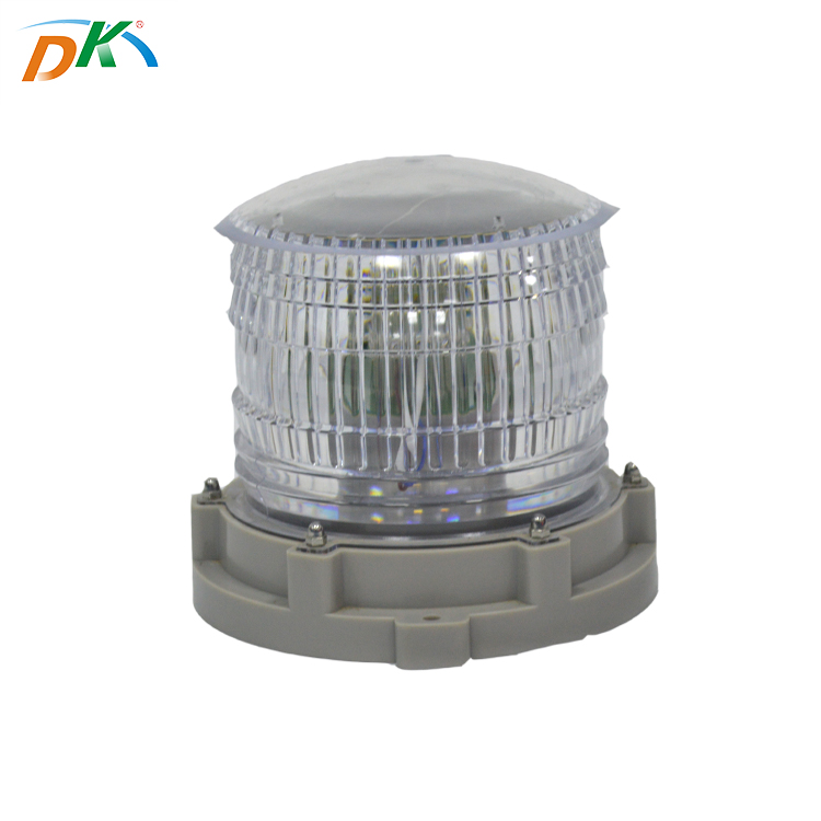 2018 High powered solar led aviation obstruction warning light