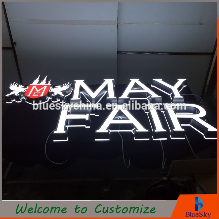 custom metal wall sign outdoor led pharmacy sign 3d led light box channel acrylic letter sign