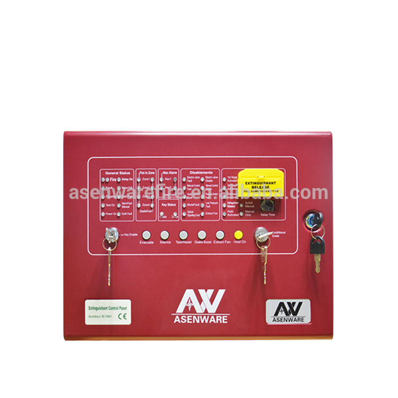 Best price!!! Automatic fm 200 asenware gas extinguishing fire alarm control panel