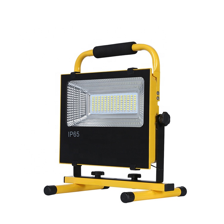 60w rechargeable battery backup emergency led flood light