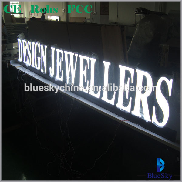 Factory! Led epoxy resin channel letter led luminous letter