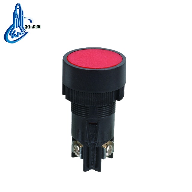 LAY5-EA145 flush red spring return Plastic push button reset switch electric switch