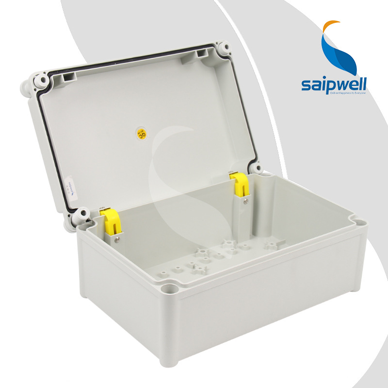 SAIPWELL Y IP66 SP-PC-282816 PC Plastic Electrical Junction Outdoor Use Injection Distribution Box