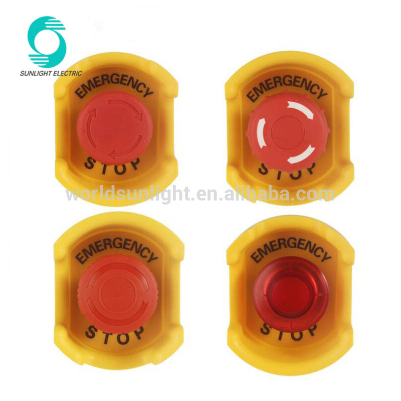 22MM 25MM 30MM yellow emergency stop switch protection seat button cover anti false seat protection cover