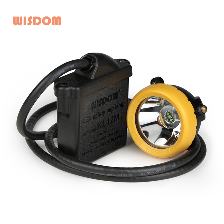 LED corded miners cap lamp KL12M (WISDOM)