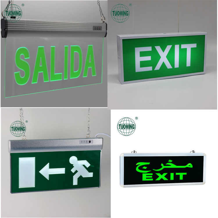 SALIDA acrylic led emergency exit sign lamp