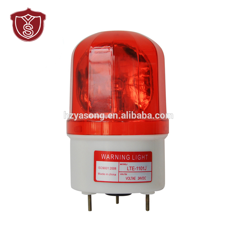 LTE-1101J DC 12V / 24V traffic rotating beacon warning light with 90dB buzzer