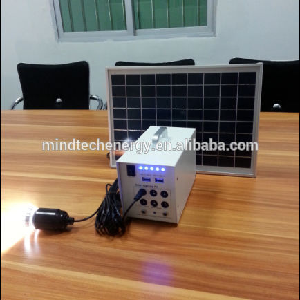Home application portable battery powered solar system