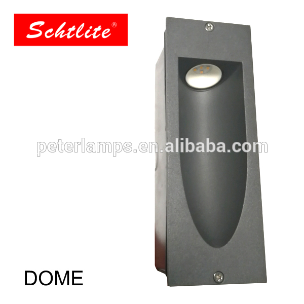 DOME Hot sale waterproof IP65 outdoor led recessed wall light