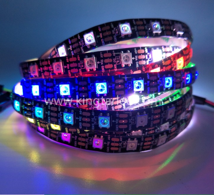 5v ws2812 SMD 5050 addressable pixed programmer rgb led strip 30led 60led 144led