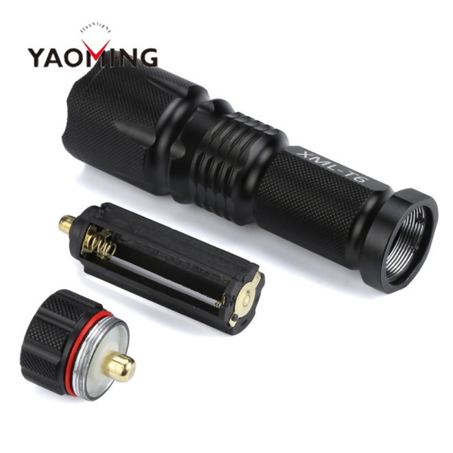 New 18650 AAA Battery J5 Tactical Flashlight Outdoor Pocket Carry Torch Emergency 5 Mode T6 Zoomable Rechargeable LED Flashlight