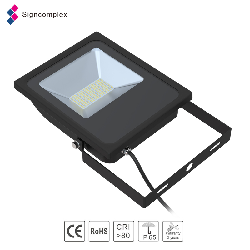 Signcomplex Ip65 110LM/W flood light bulbs led flood light 10w with 3 years warranty