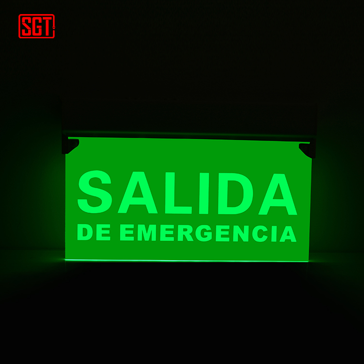 South America salida exit sign fire exit sign light led exit sign