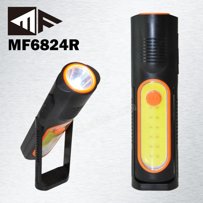 New Design 5W COB USB Rechargeable emergency Work Light Inspection torch light with stand