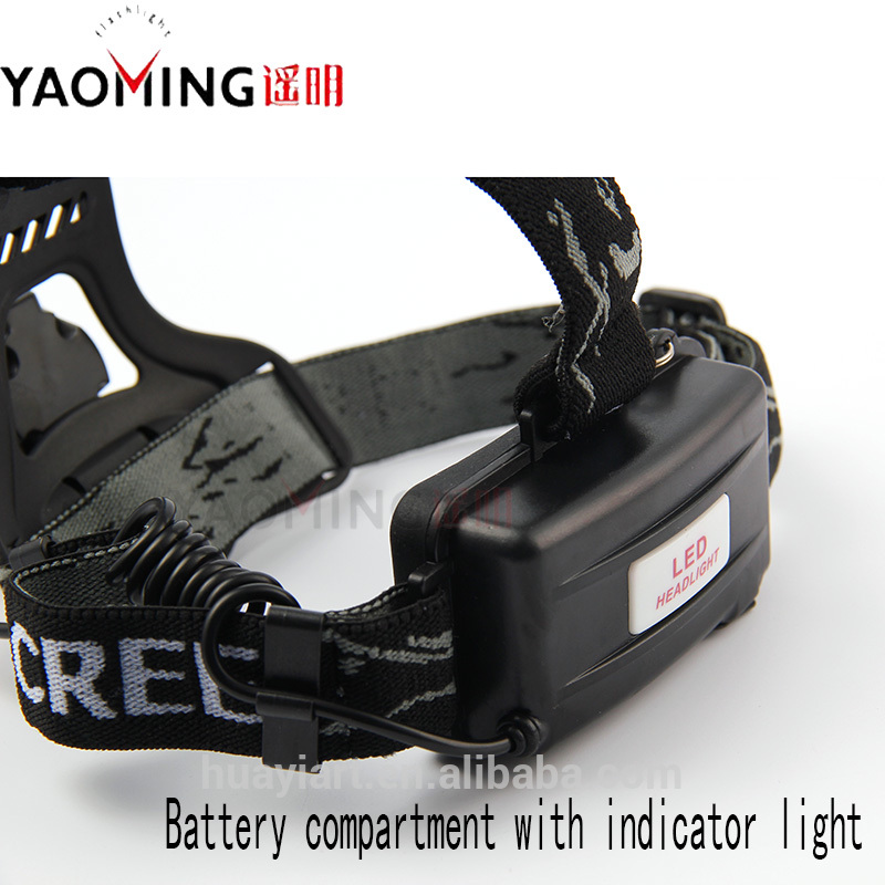 Long Range High Power XML-T6 Led Dual Light Source Headlamp Headlight Rechargeable