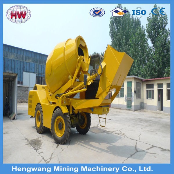 automatic mobile universal concrete mixer machine