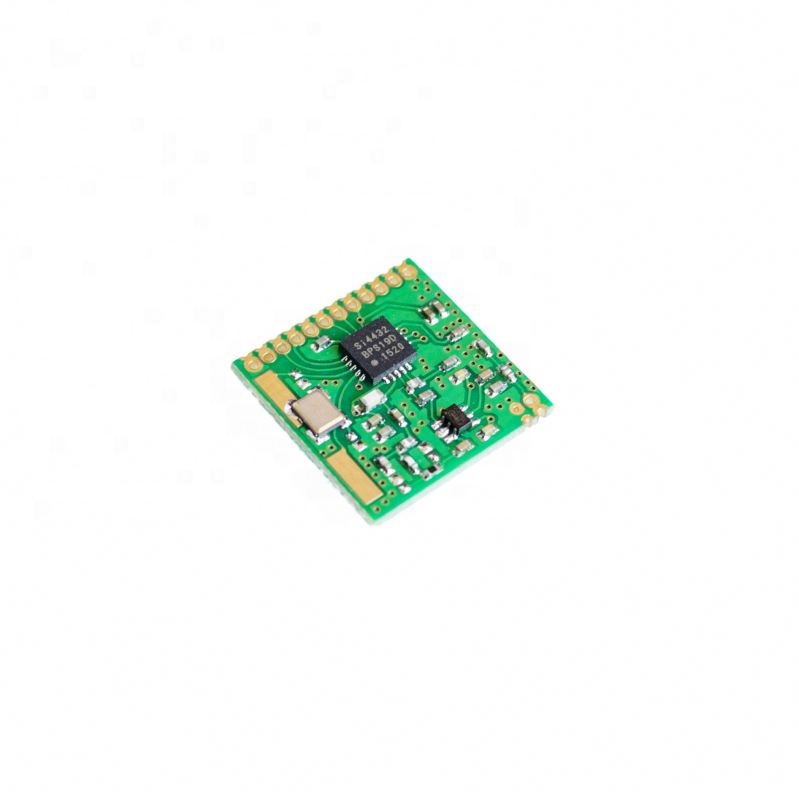 Mini SI4432 Remote Wireless Transceiver Communication Module 240MHZ-930MHZ + Spring Antenna, Distance 1000m