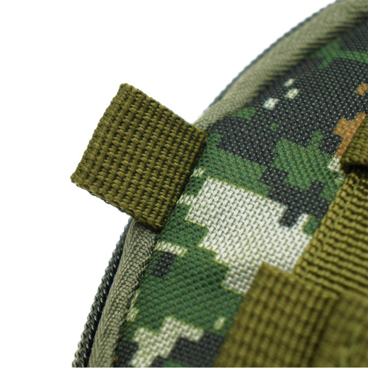 Outdoor Multi-Functional Tactical Molle Waist Pack Bag Oxford Cloth Waterproof Running Belt Sports Waist Bag Running Bag