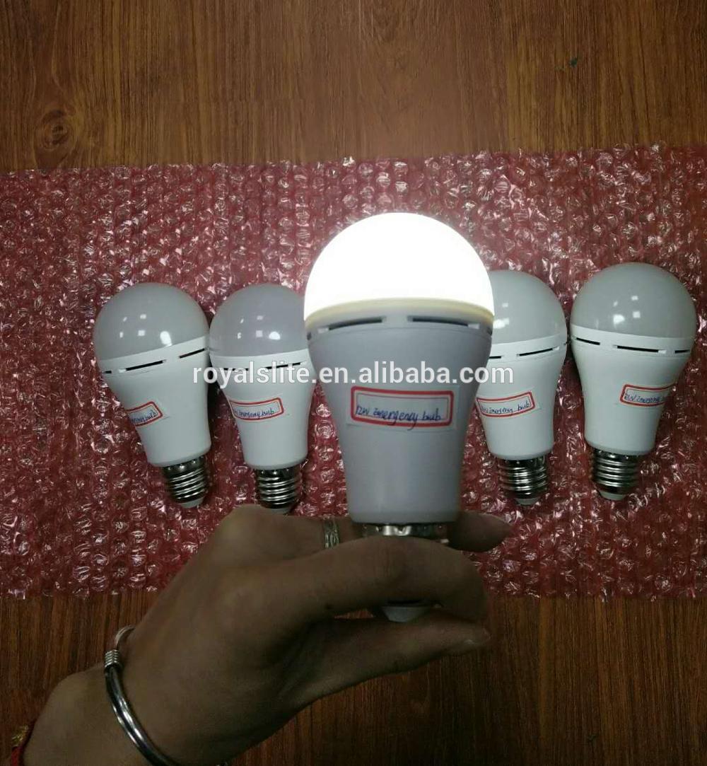 hot selling indoor lighting rechargeable 9/12/15w led emergency bulb