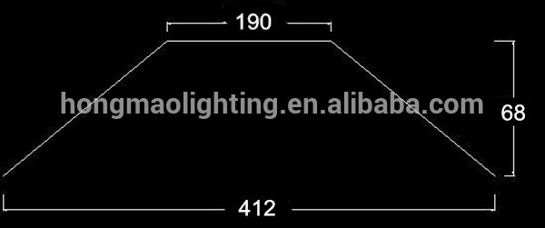 New products 150w 16'' led high bay lights 120 degree pc reflector 16'' highbay diffuser