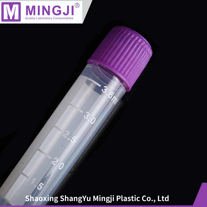 3.0ML Plastic Clear Cryo Tube With Internal Cap Could Freezing at