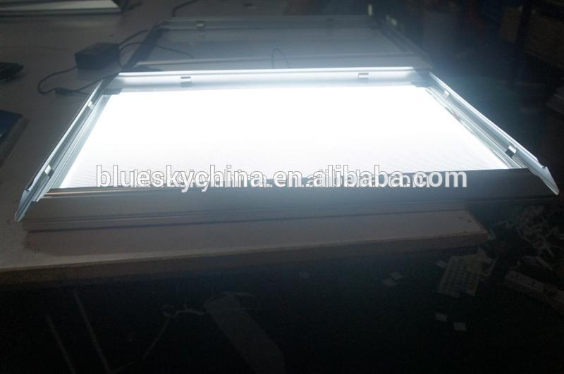 Waterproof Aluminum profile advertising snap frame led slim light box for hanging or wall mounted