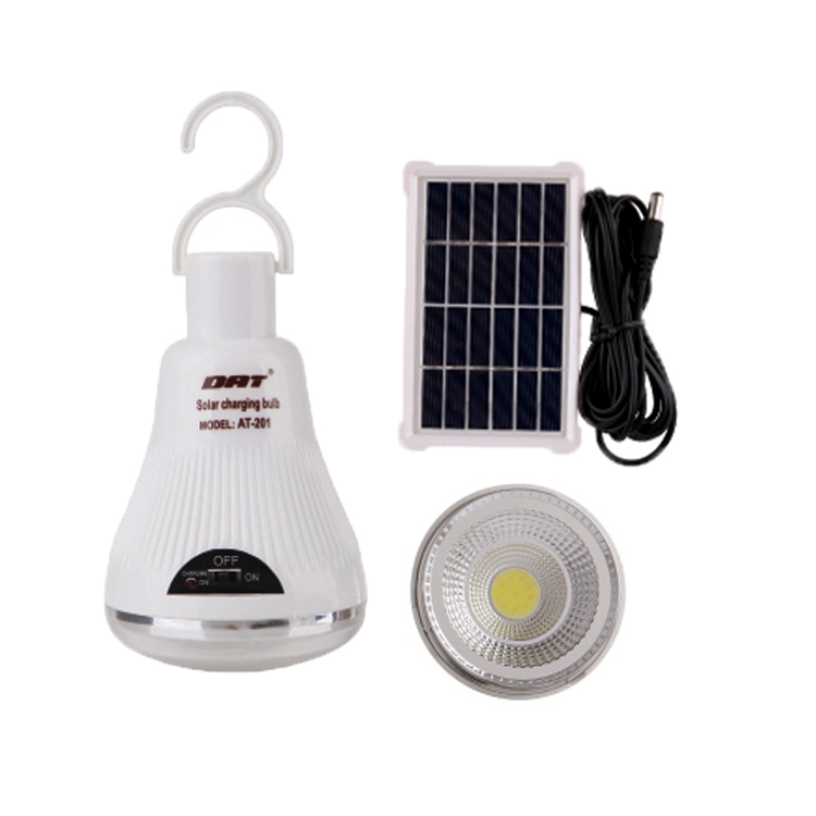 AT-201 small size solar lighting kit COB high-power solar charge LED bulb
