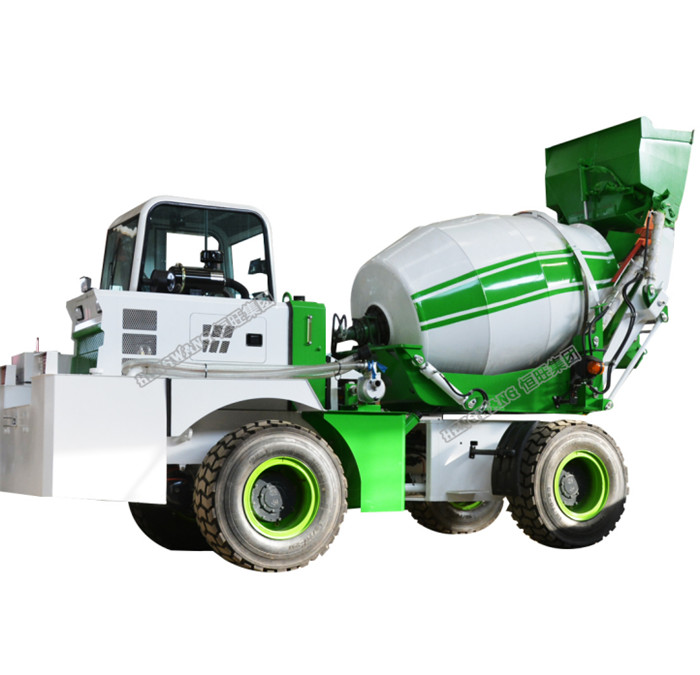 Cheap 1.2 CBM self loading concrete mixer truck