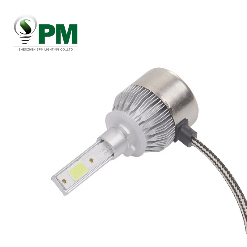 Factory price IP65 COB 18W led headlight 4 sides