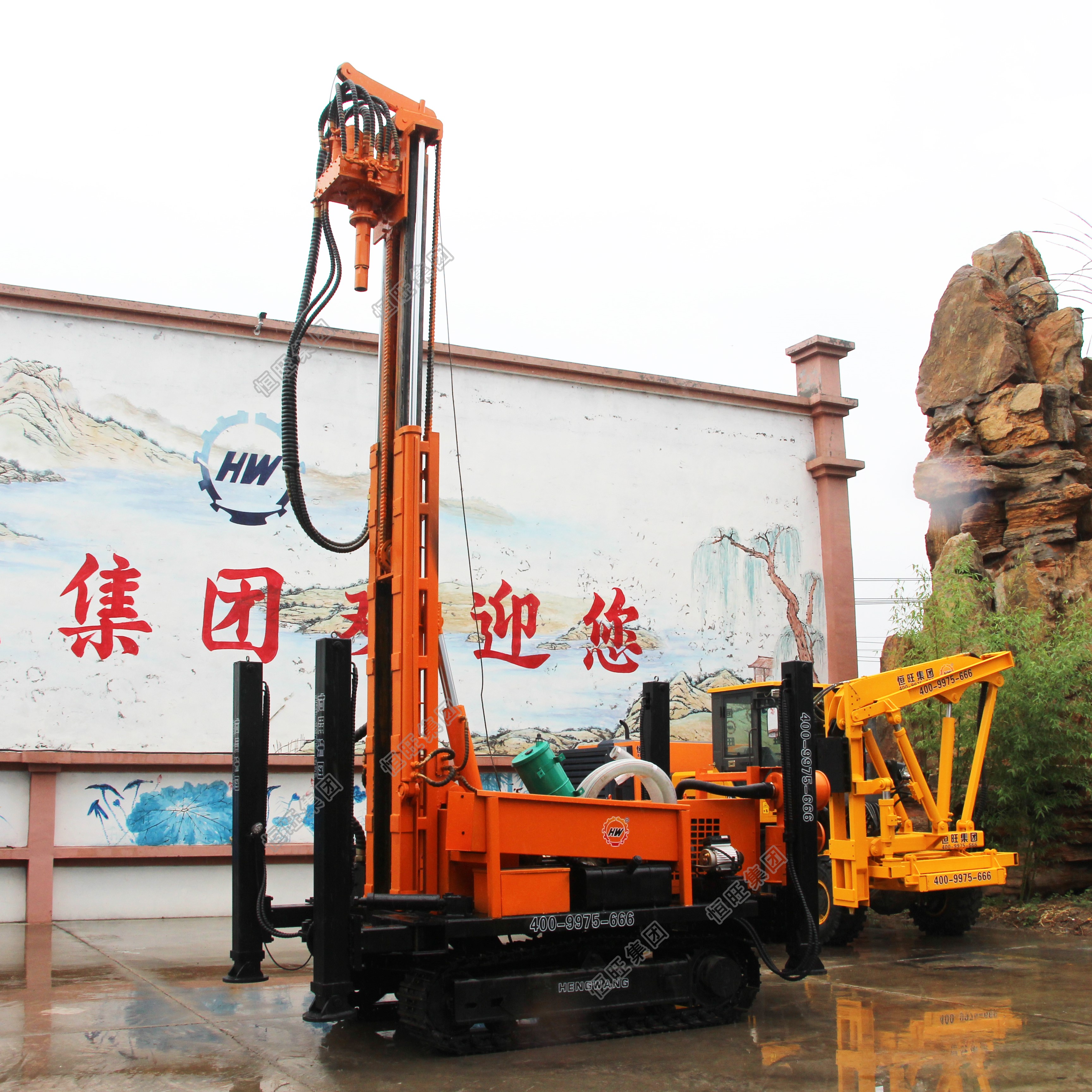 Crawler 500meter Portable hydraulic Water Well Drilling Rig