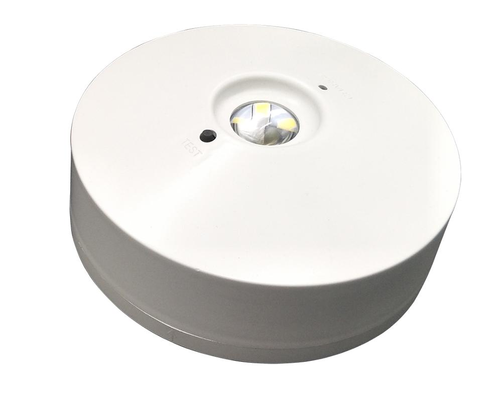 Round Indoors 3 Hours Operation Led Emergency Light