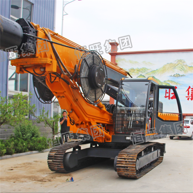 Safety Fence Installation Machine High power Diesel Hydraulic Road Fence Post Pile Driver