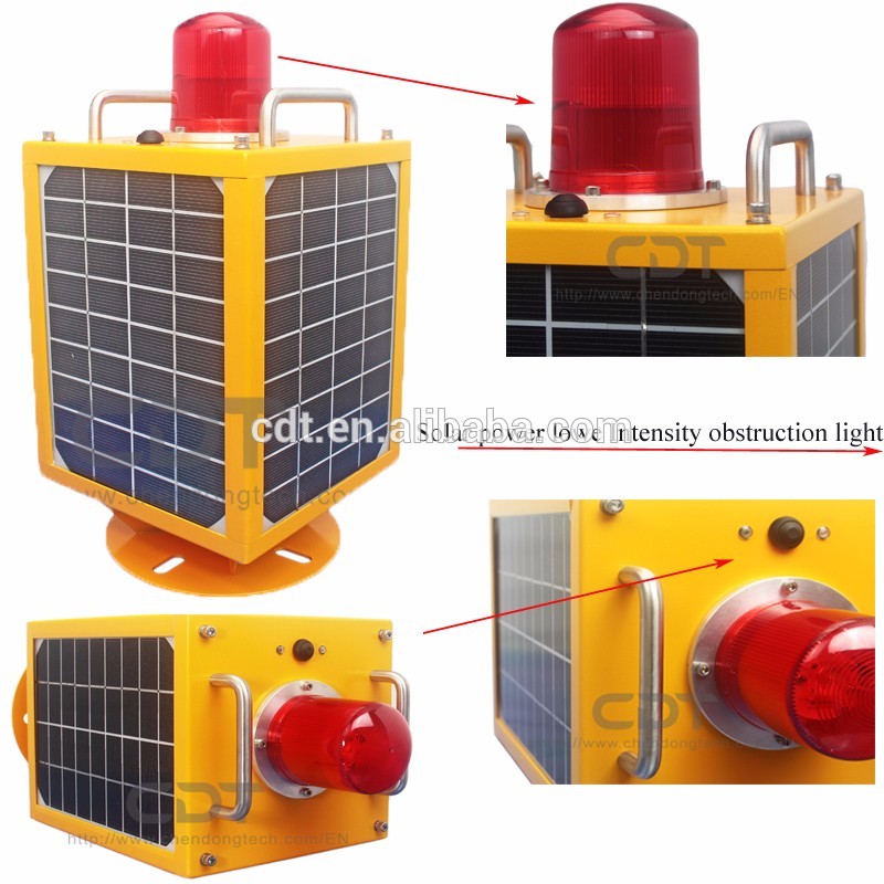 Solar Tower obstruction light, marine warning light