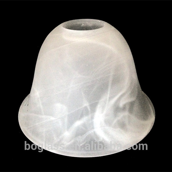 Opal White Glass Bell Shape Lamp Cover, Lamp Shade