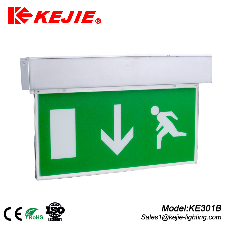 100-277V 24M viewing distance high brightness emergency led exit light