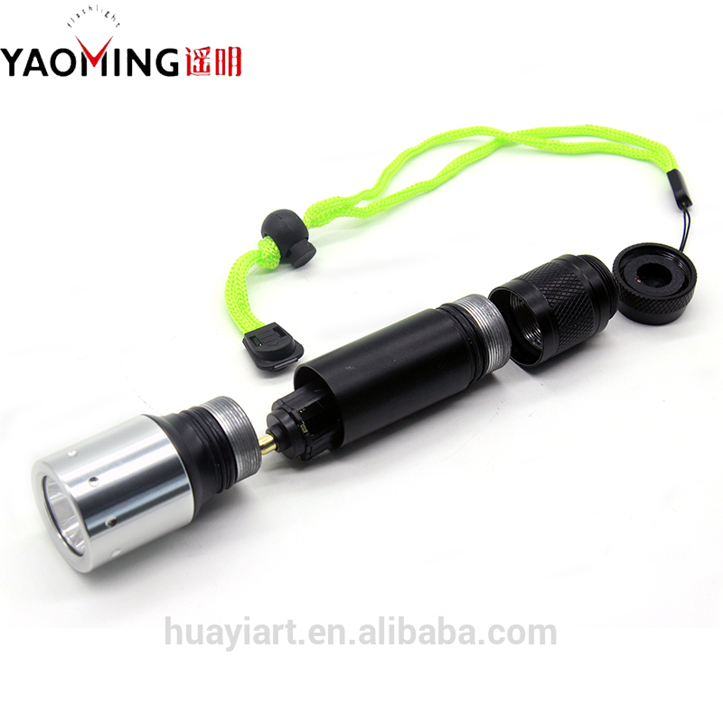 T6 Rechargeable Professional Diving LED Submarine Light Flashlight Waterproof Underwater Flashlight Torch Light