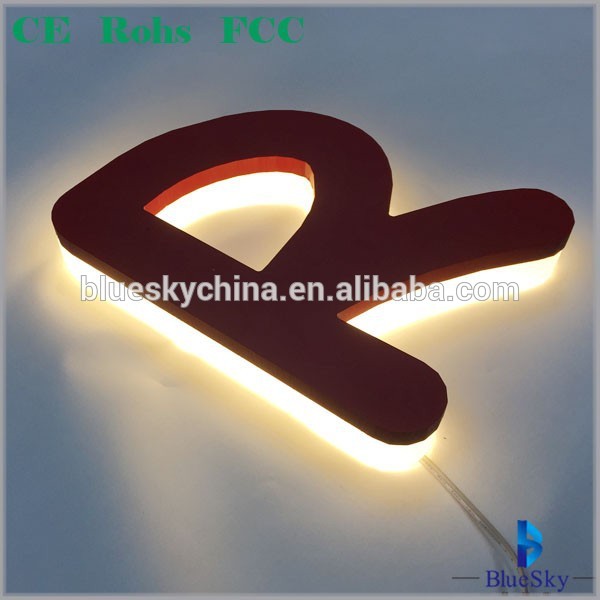 2019 High Quality backlit led channel letter sign for LOGO sign